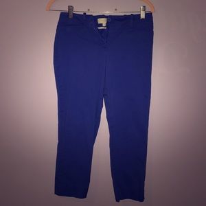Blue cropped pants